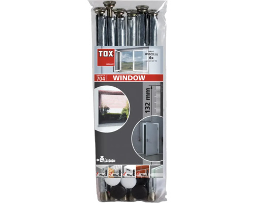 TOX Fensterrahmendübel 10/132 mm, 6 Stück