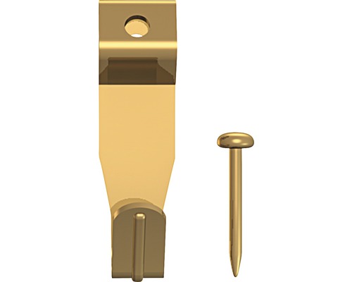 Bilderhaken mit Nagel zur Aufhängung von Bildern