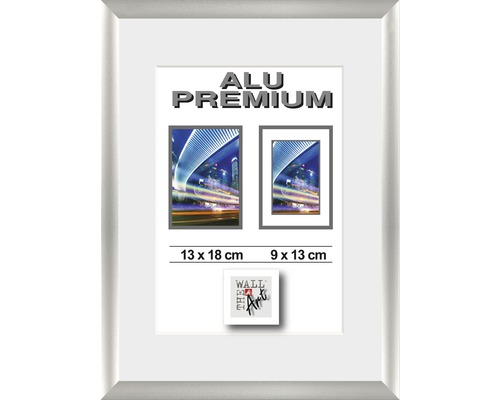 Cadre Alu Duo argent 13x18 cm Cadre Alu Duo argent 13x18 cm