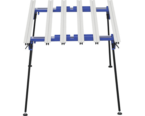 Châssis d''établi avec entretoises et pieds réglables en hauteur