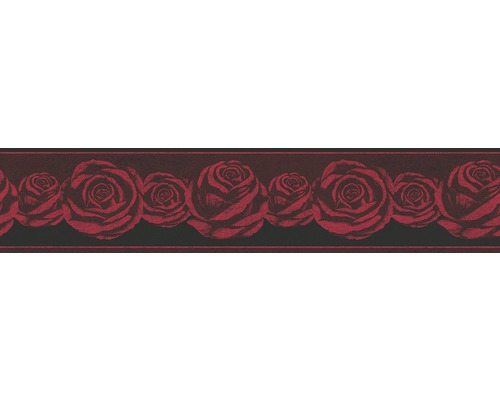 Frise 36862-1 Only Borders roses rouge noir 5 m x 13 cm Bordure avec motif de roses