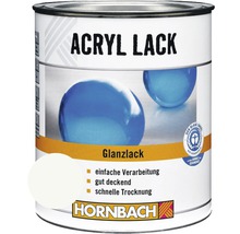 HORNBACH Buntlack Acryllack glänzend barytweiß 750 ml