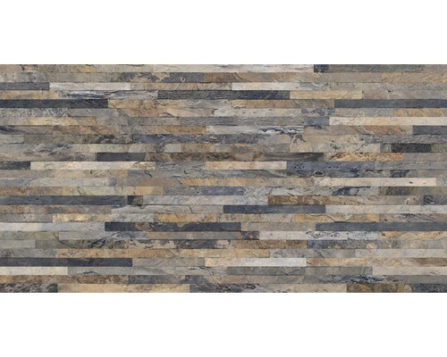 Carrelage mural Ardesia naturel graphite 32x62.5 cm