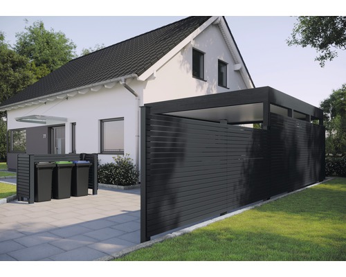 Profilé individuel Osmo Alu-Cladding Rhombus 6,8 x 200 x 1,9 cm anthracite