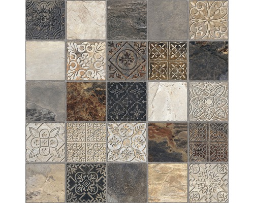 Feinsteinzeug Wand- und Bodenfliese ARDESIA Grey 45 x 45 cm Fliesenmuster mit verschiedenen Designs und Texturen