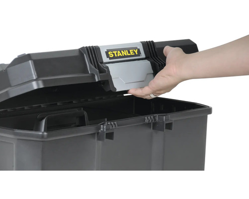 Offene Werkzeugkiste von Stanley