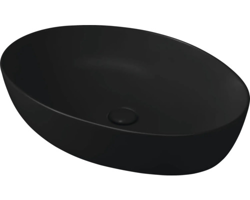 Vasque à poser noire en céramique