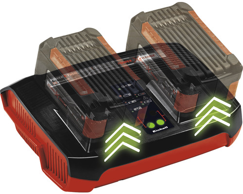 Chargeur double Einhell pour batteries de la série Power X-Change