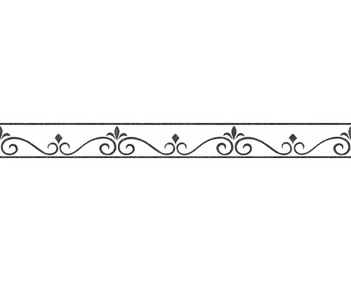 Bordüre 36999-1 selbstklebend Linienornament weiß schwarz 5 m x 5 cm Bordüre 36999-1 selbstklebend Linienornament weiß schwarz 5 m x 5 cm
