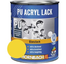 HORNBACH Buntlack PU Acryllack glänzend RAL 1021 rapsgelb 750 ml
