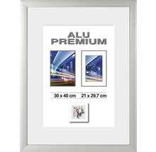 Aluminium Premium Bilderrahmen für Fotos in den Größen 30 mal 40 Zentimeter und 21 mal 29,7 Zentimeter