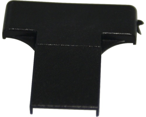 Schwarzes Kunststoff-T-Stück