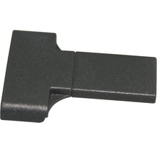 Couvercle SOLUNA pour store plissé sur mesure en plastique anthracite