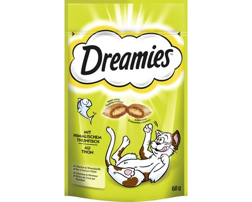 Katzensnack Dreamies mit Thunfisch 60 g Dreamies Katzenleckereien mit Thunfisch, 60 Gramm