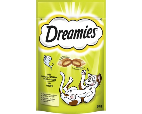 En-cas pour chats Dreamies au thon 60 g