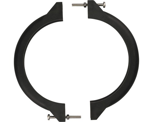 Collier de serrage en deux parties avec vis de fixation