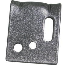 Support mural SOLUNA pour store plissé sur mesure en aluminium anthracite