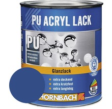 Boîte de laque acrylique PU avec échantillon de couleur et logo Hornbach