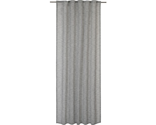Rideau avec ruban de rideau Selection gris 140x255 cm