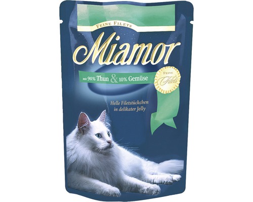Pâtée pour chats Miamor Feine Filets thon et légumes 100 g