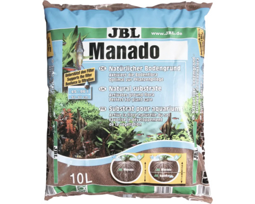 Substrat de sol JBL Manado 10 l JBL Manado Substrat pour aquarium, conditionnement de 10 litres.