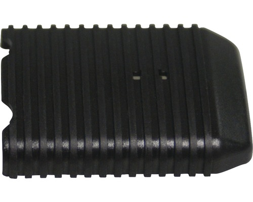 Couvercle noir avec rainures