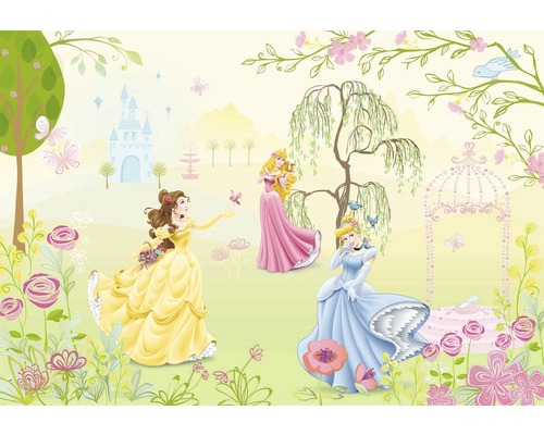 Papier peint panoramique 1-417 Disney Princess Garden 1 pce 184 x 127 cm