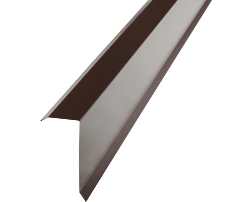 Angle d'arête pour tôle trapézoïdale PRECIT H12 brun chocolat RAL 8017 1000 x 40 x 100 mm