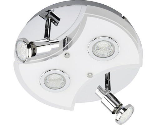 Plafonnier avec trois spots LED