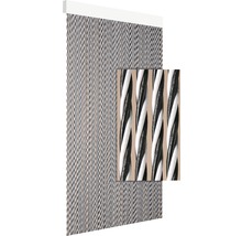 Türvorhang Dara schwarz-weiß 90x210 cm