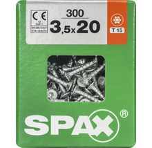 Vis universelles SPAX 3,5 x 20 millimètres, paquet de 300 pièces
