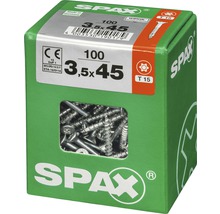 Vis Spax en boîte, dimension 3,5x45 millimètres