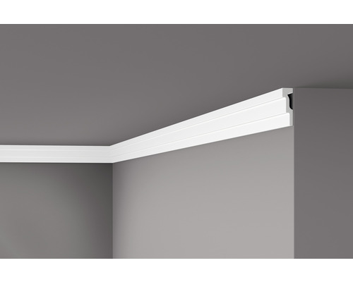 Deckenleiste M2, 1 x 2 m, 59 x 18 mm