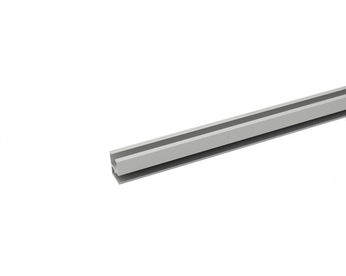 Rail de rideau Smart ensemble de profilé 1 voie alu-argent 200 cm Rail de rideau en aluminium
