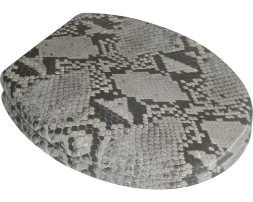 Abattant de WC avec motif serpent
