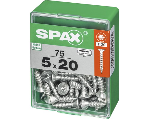 Vis universelles Spax en boîte, 5 x 20 millimètres