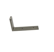 Wandträger für Vorhangschiene Smart edelstahl-optik 12,2 cm