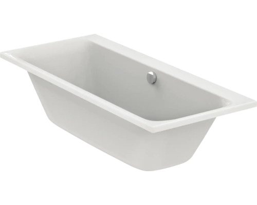 Baignoire rectangulaire avec garniture de vidange