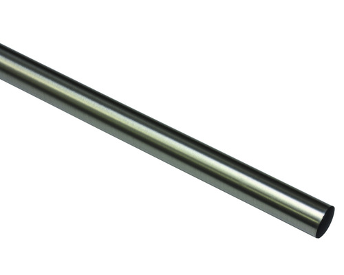 Gardinenstange Memphis edelstahl-optik 120 cm Ø 16 mm Metallrohr
