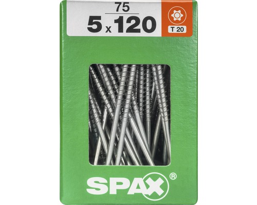 Paquet de vis Spax, 5x120 millimètres