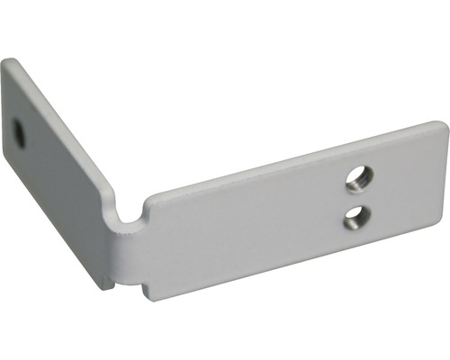 Winkelverbinder mit zwei Löchern auf einer Seite und einem Loch auf der anderen Seite