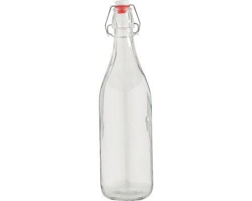 Flasche, Vorratsflasche mit Bügelverschluss 1 L