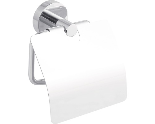 Dérouleur papier toilette avec couvercle tesa SMOOZ chrome