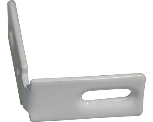 Support mural SOLUNA latéral profilé de montage pour store plissé sur mesure en aluminium blanc Support mural SOLUNA latéral profilé de montage pour store plissé sur mesure en aluminium blanc