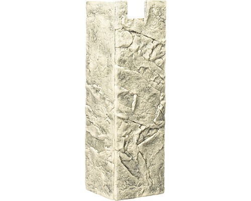 Module d''angle avec structure de roche pour la décoration de terrariums