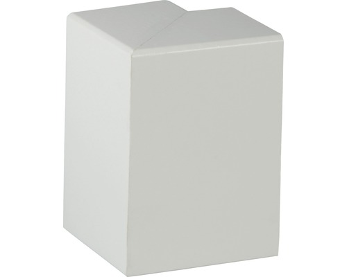 Angle extérieur pour gaine de tuyau blanc, lot de 2 Coin pour plinthe