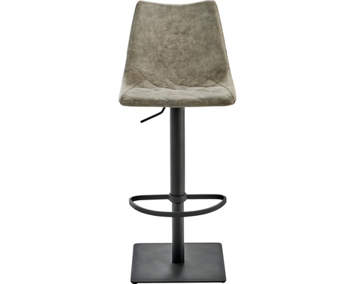 Barstuhl Mayer Sitzmöbel 1275 43 x 50 x 85 cm Stahl schwarz/schlamm 1275-03-545 Drehbarer Barhocker mit Fußstütze