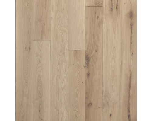 Plancher modulaire massif 21.0 chêne brossé, mat noble huilé effet brut