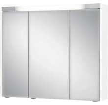 Spiegelschrank Jokey Sarto III 80 x 17 x 69 cm weiß 3-türig LED IP 20