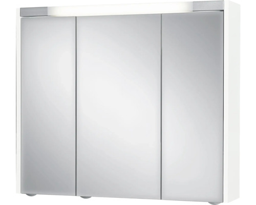 Armoire de toilette Jokey Sarto III 80 x 17 x 69 cm blanc 3 portes led IP 20